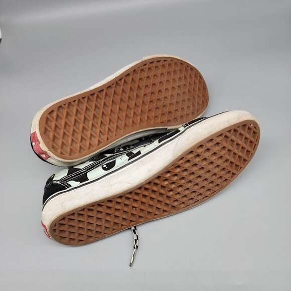 VANS Old Skool ALIEN Ghost Shoes Mens 5 Women’s 6.5 Black/White GLOW IN THE DARK - Picture 7 of 7